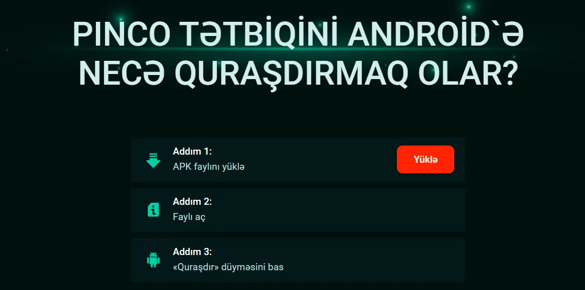 Pinko yukle ilə mobil rahatlıq əldə edin